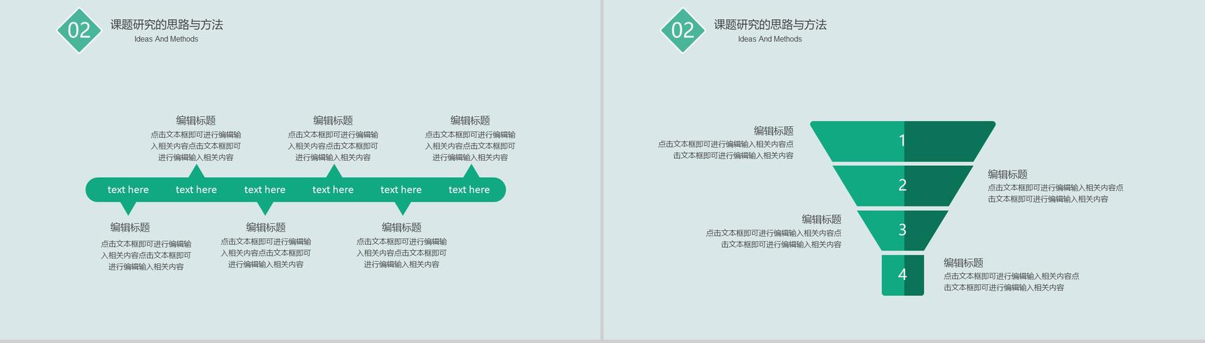 清新唯美风大学论文毕业答辩专业通用PPT模板