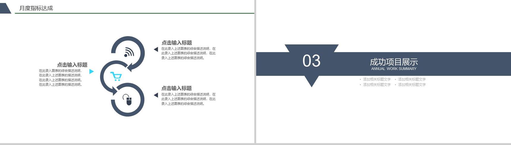 财务数据分析报告年终工作总结PPT模板