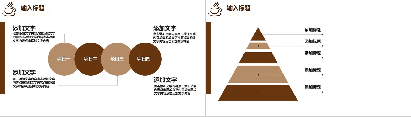 咖啡产品发布会企业宣传PPT模板