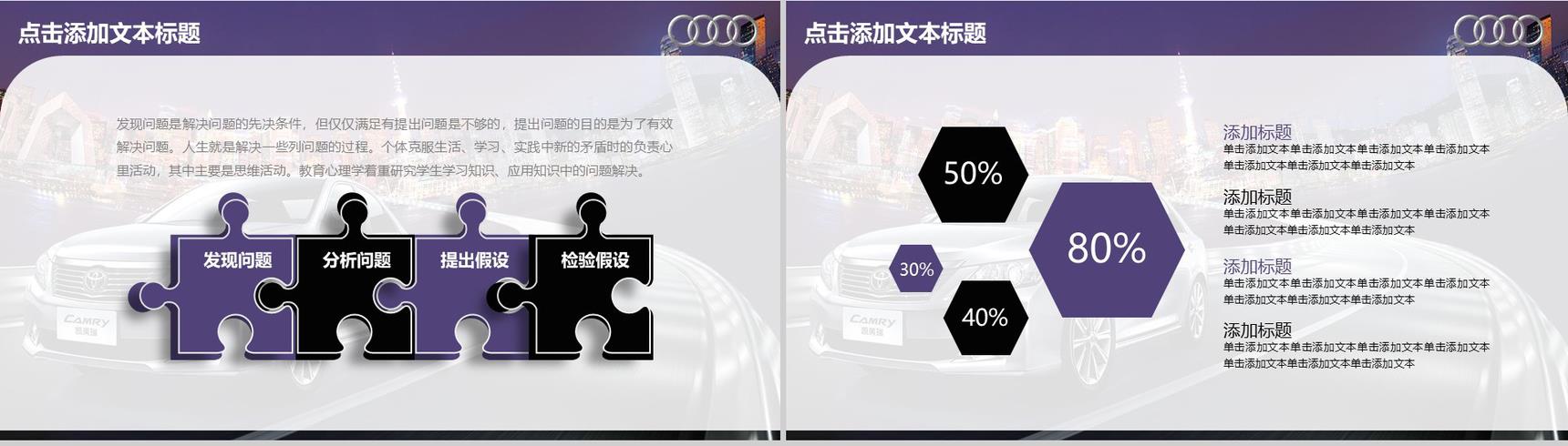 丰田汽车品牌介绍PPT模板