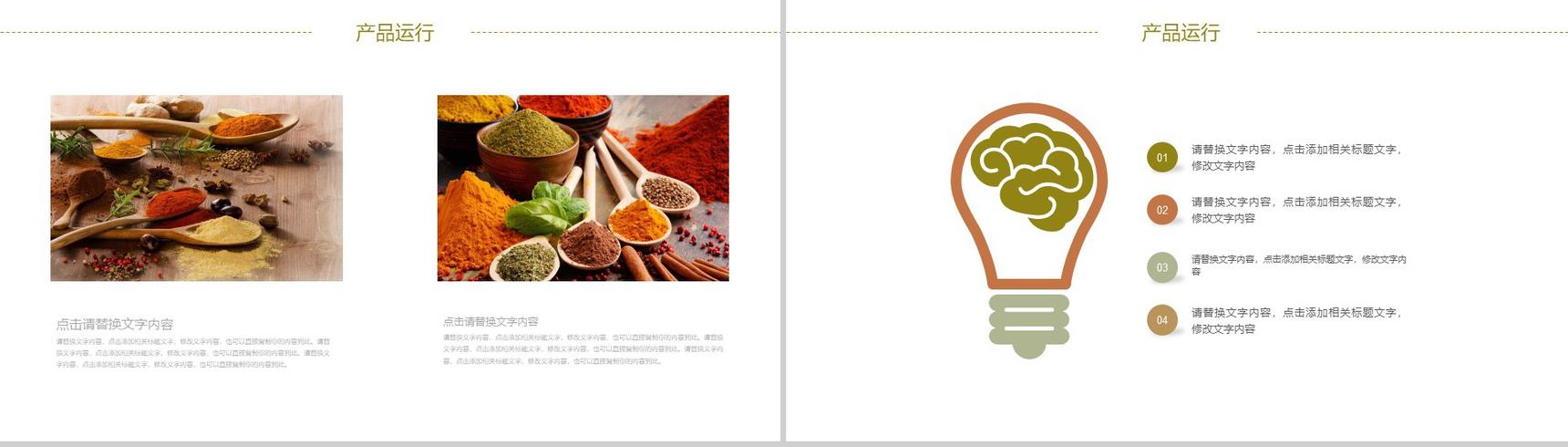 绿色食品健康饮食项目介绍产品介绍PPT模板