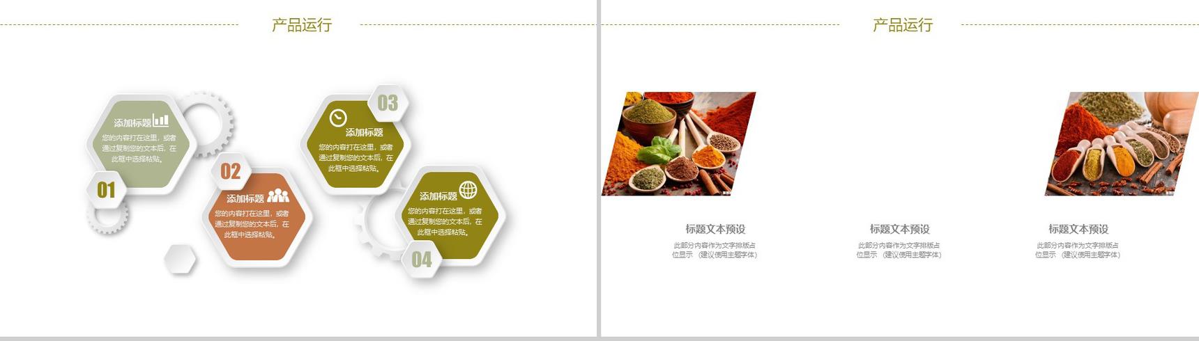 绿色食品健康饮食项目介绍产品介绍PPT模板